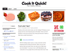 Tablet Screenshot of cookitquick.org